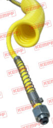 Preview: 150298 Kempf Wendelflex "EXTREM" M18x1,5 gelb, l= 3.500 mm